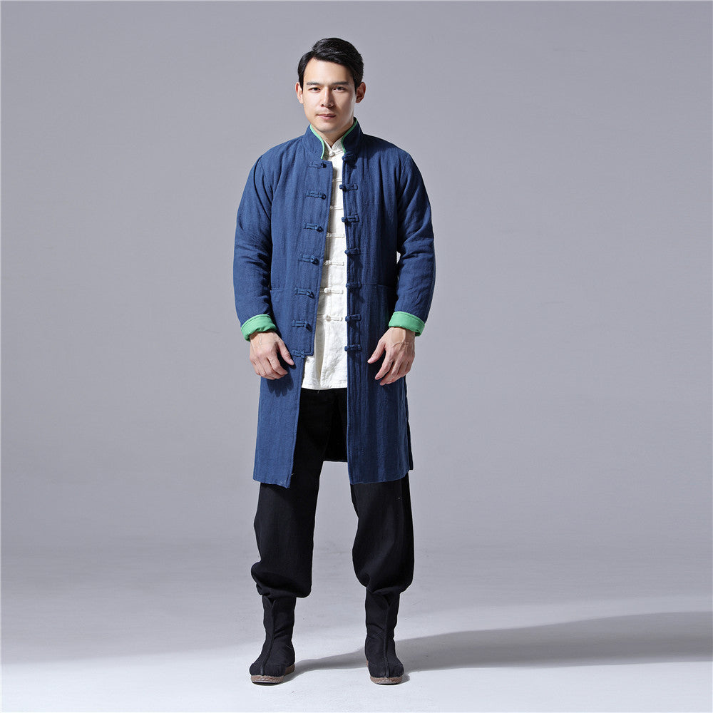 Cotton And Linen Trench Coat Gown