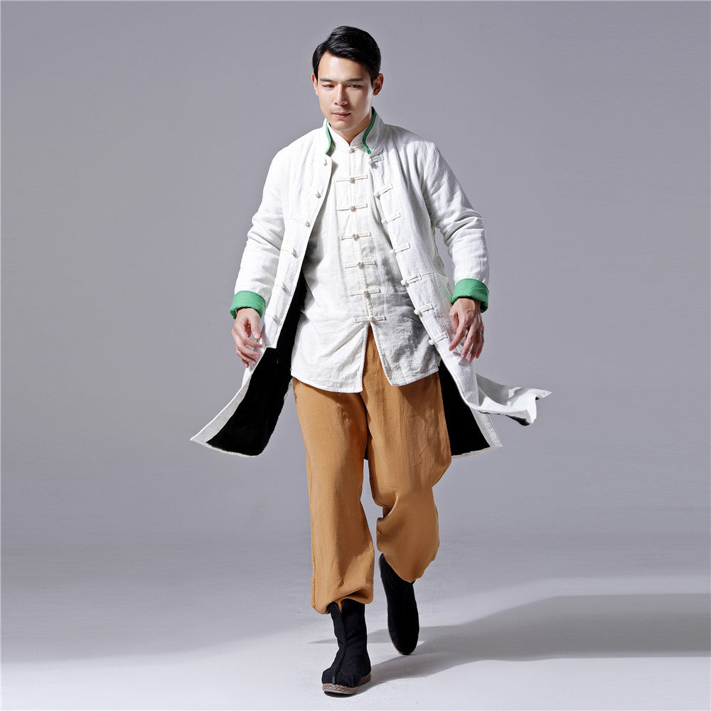 Cotton And Linen Trench Coat Gown
