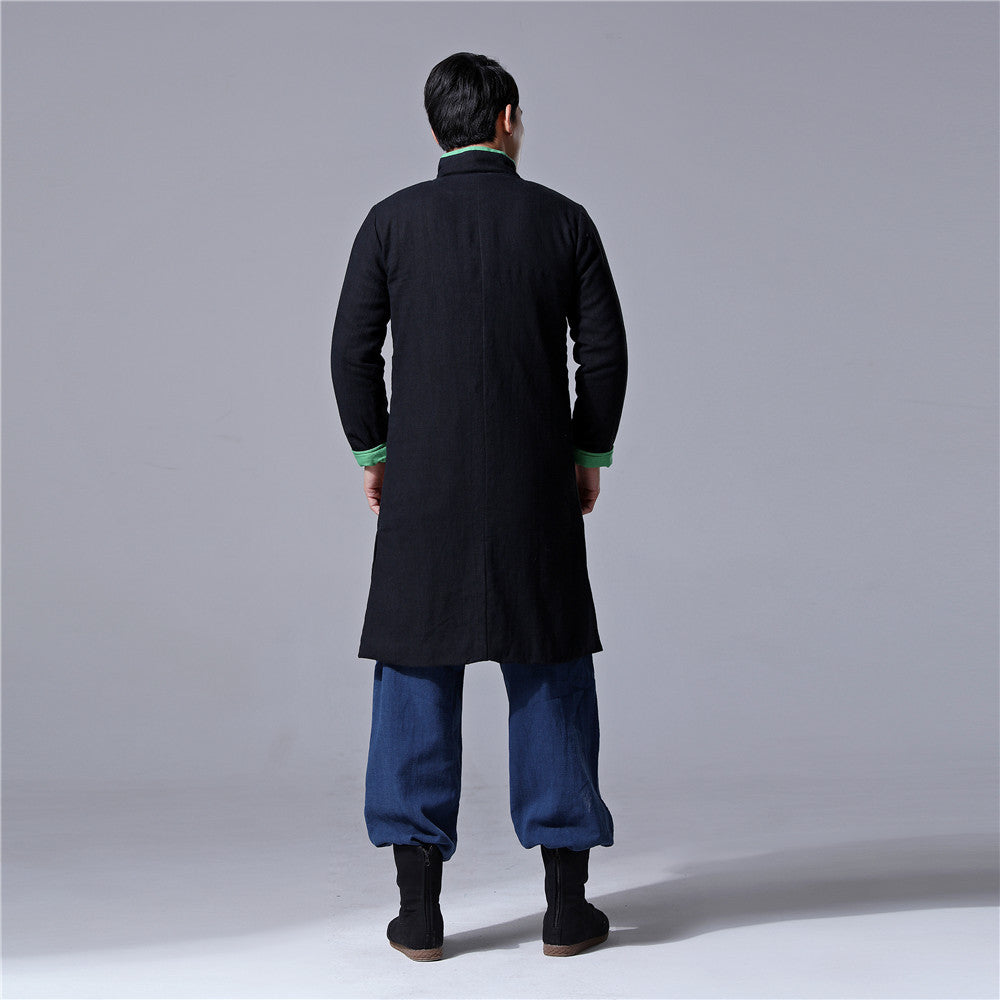 Cotton And Linen Trench Coat Gown