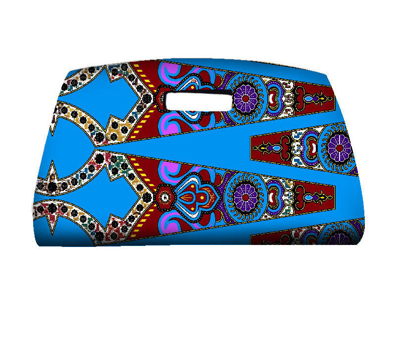 Håndlavet afrikansk batik håndtaske til kvinder til fest bryllup