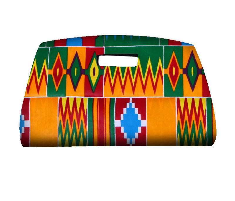 Håndlavet afrikansk batik håndtaske til kvinder til fest bryllup