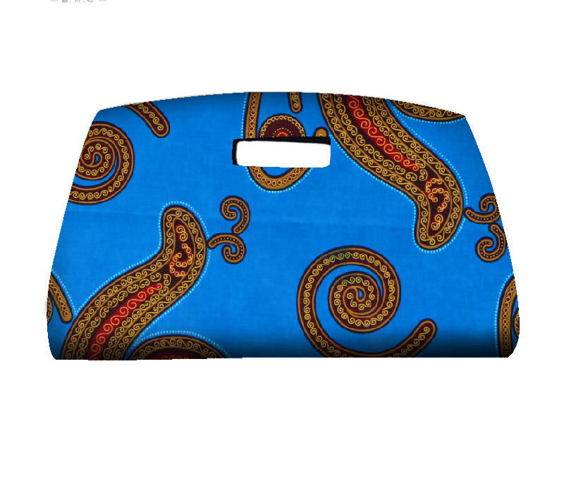 Håndlavet afrikansk batik håndtaske til kvinder til fest bryllup