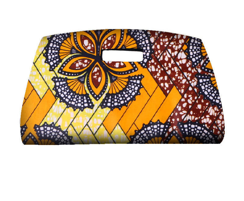 Håndlavet afrikansk batik håndtaske til kvinder til fest bryllup