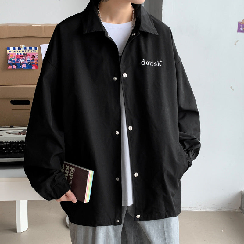 Large Size Shirt Men's Loose Trendy Tops