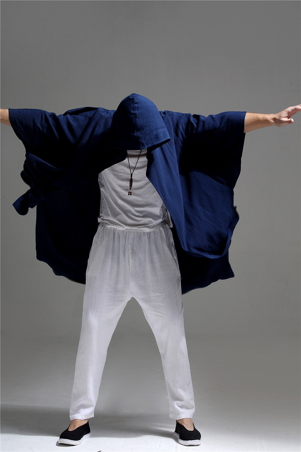 Casual Personality Wearing Hooded Bat Shirt