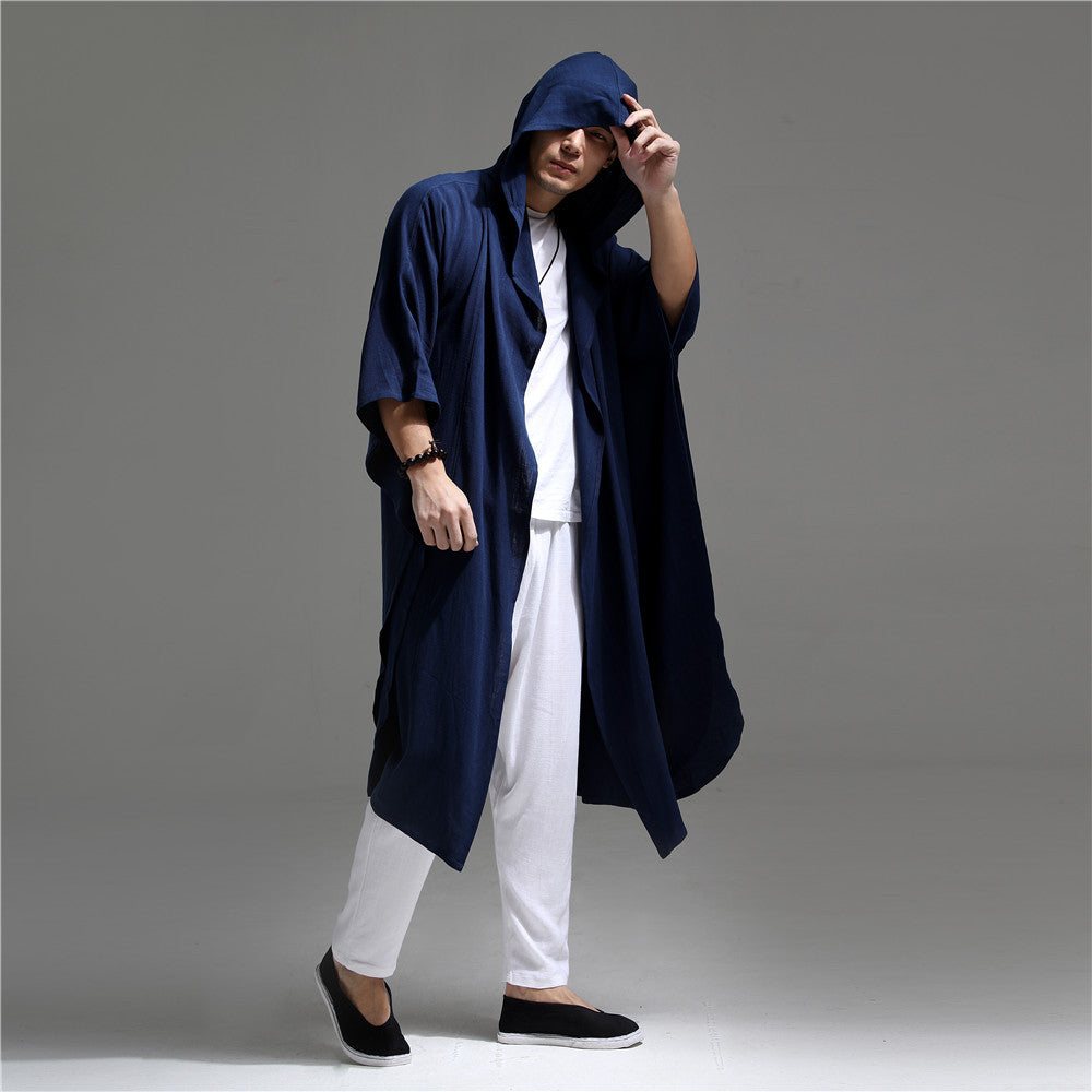 Casual Personality Wearing Hooded Bat Shirt
