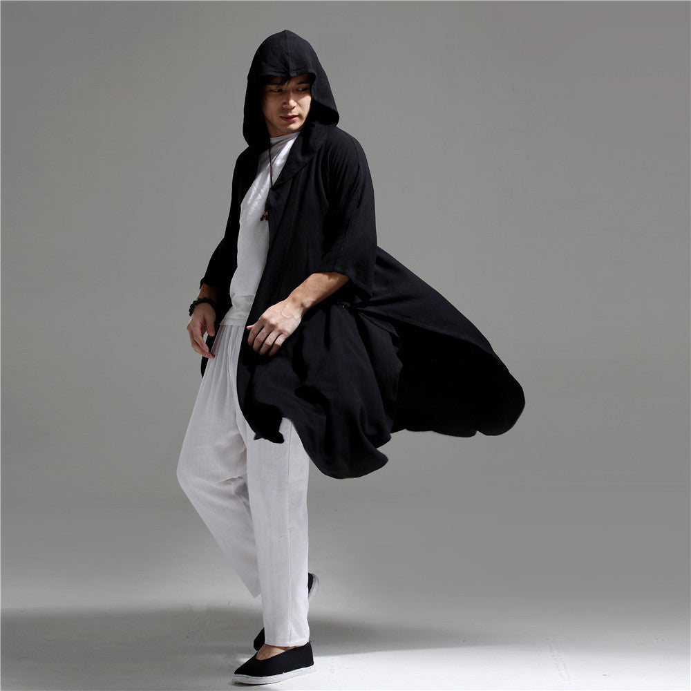 Casual Personality Wearing Hooded Bat Shirt