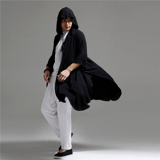 Casual Personality Wearing Hooded Bat Shirt