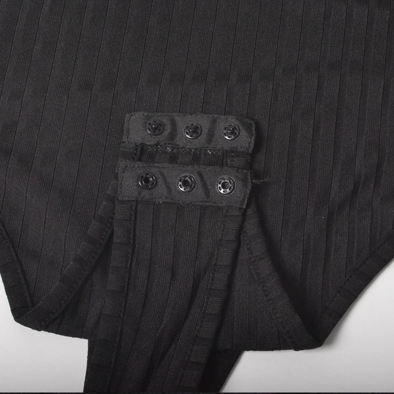 Langærmet jumpsuit med huller
