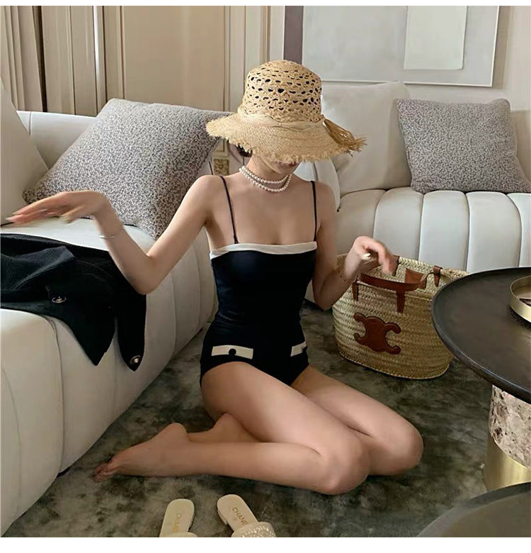 Swimsuit With One Piece Sling And Small Chest