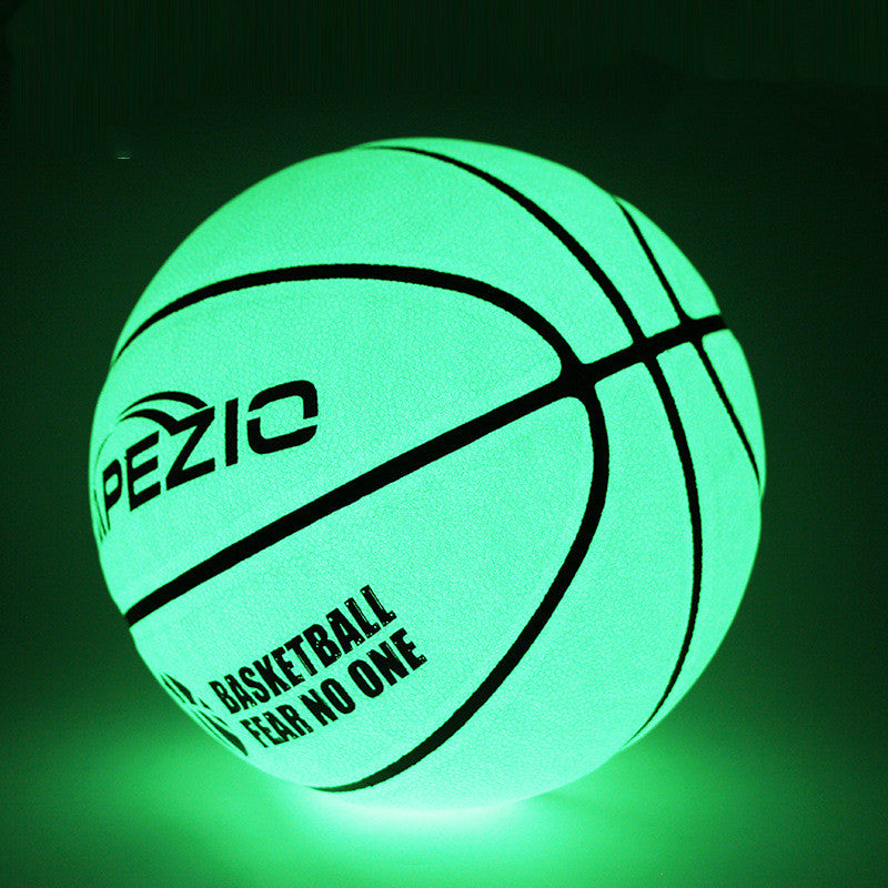 Ball Customized No. 5 Children'S And Toddlers Luminous Blue Ball Outdoor Wear-Resistant