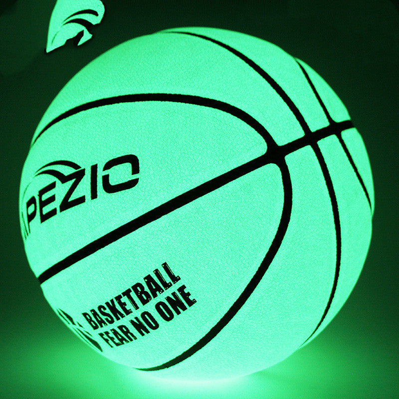 Ball Customized No. 5 Children'S And Toddlers Luminous Blue Ball Outdoor Wear-Resistant