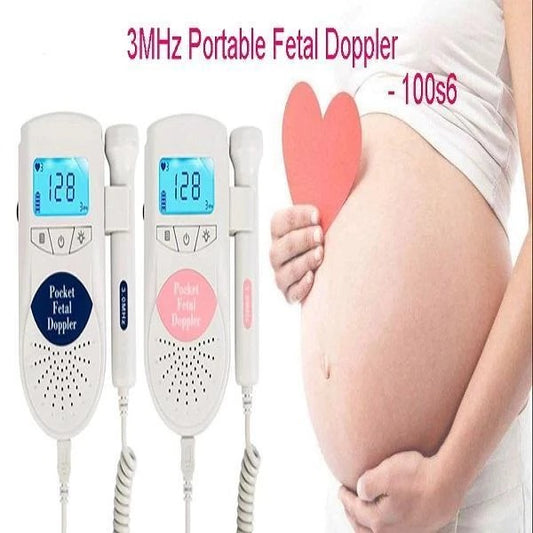 Fetal Heart Rate Monitor Doppler Stethoscope Listens to Fetal Heart Fetal Movement to Monitor Fetal Heart Rate