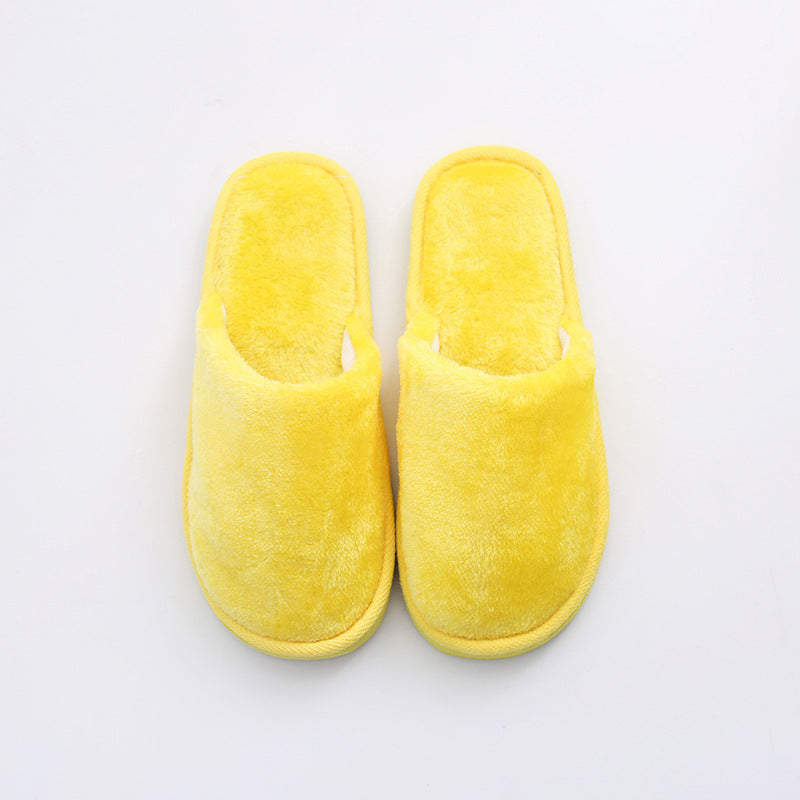 New Plush Indoor Home Wooden Floor Warm Eva Month Cotton Slippers
