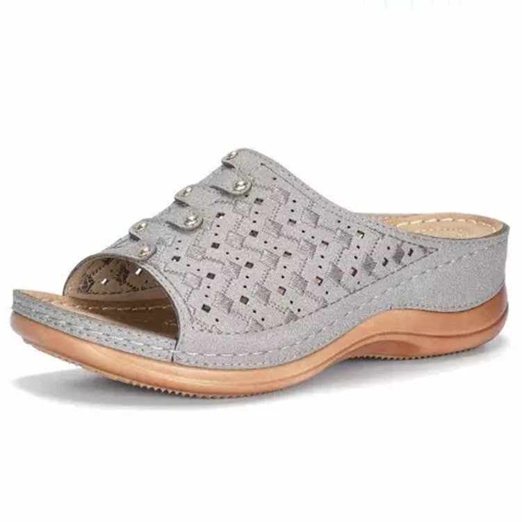 Thick-Soled Hollow Casual Women's Sandals