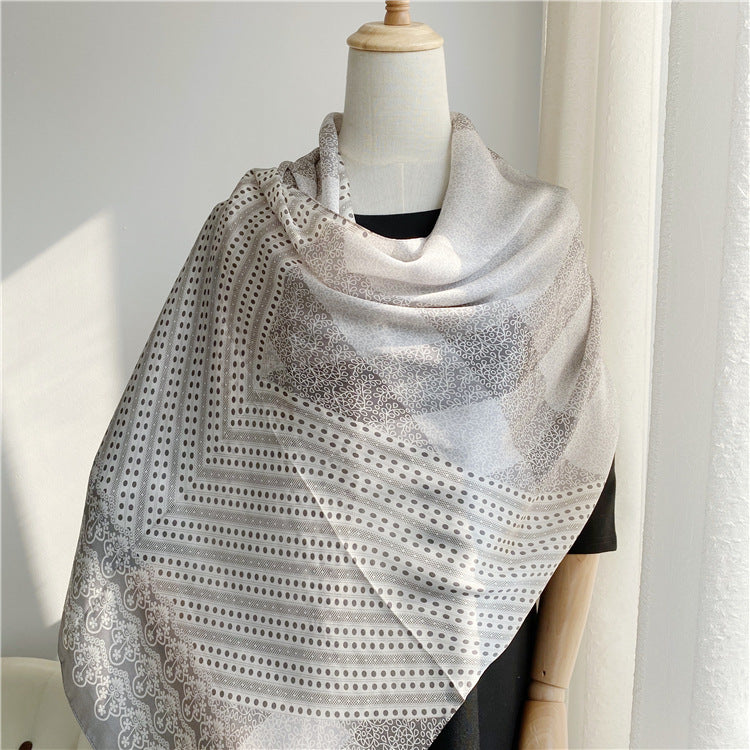 Mulberry Silk Women'S Long Scarf