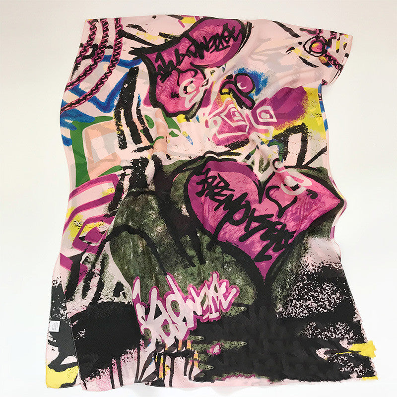 Hangzhou Silk New Style Silk Scarf Spring And Autumn Long Wild European And American Style Mulberry Silk Shawl Scarf