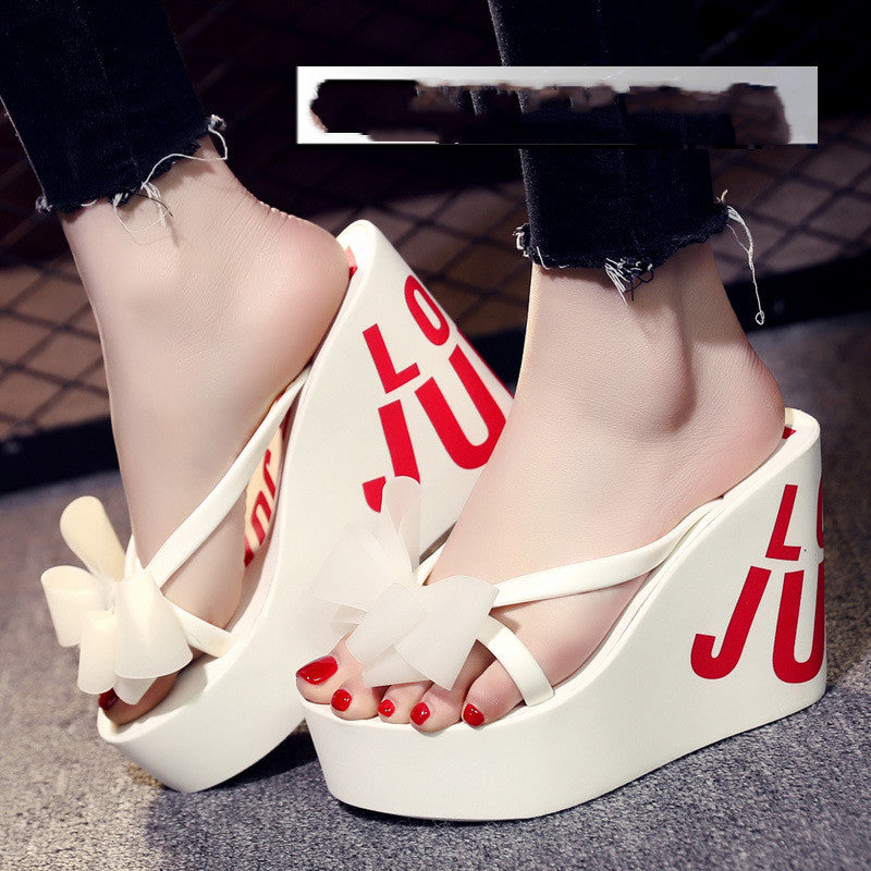 Non-slip Beach Women's Shoes With Super High Heels