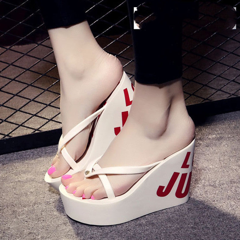 Non-slip Beach Women's Shoes With Super High Heels