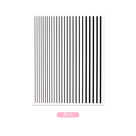 MEET ACROSS 12 Styles Charm 3D Colorful Nail Sticker Jewelry Design For Nails Sliders