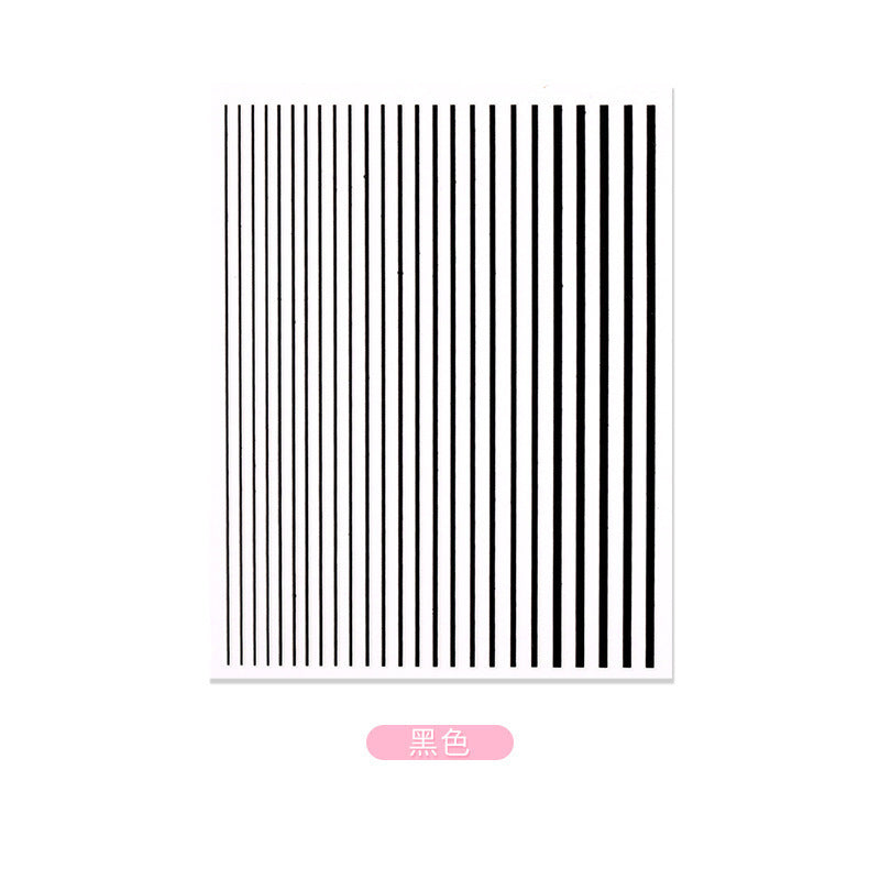 MEET ACROSS 12 Styles Charm 3D Colorful Nail Sticker Jewelry Design For Nails Sliders