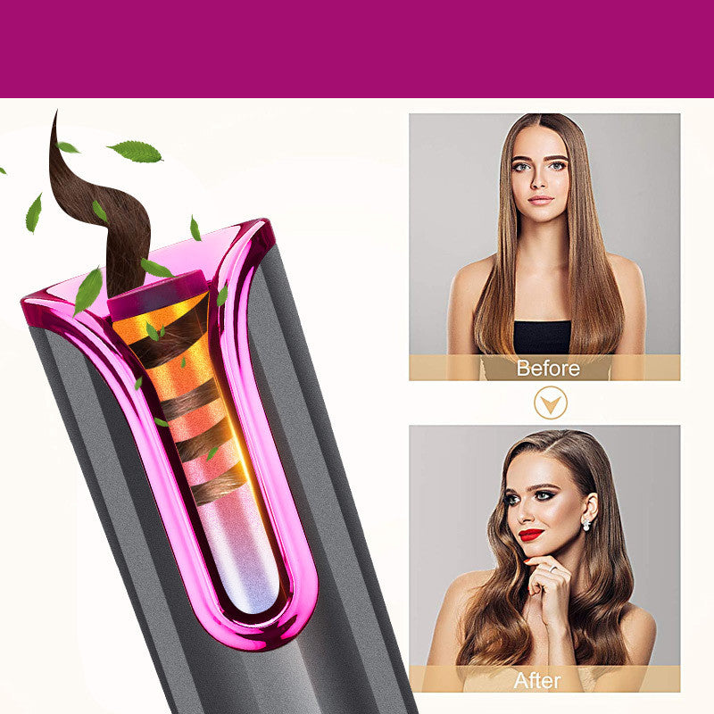 Smart Wireless LCD Automatic Curling Iron
