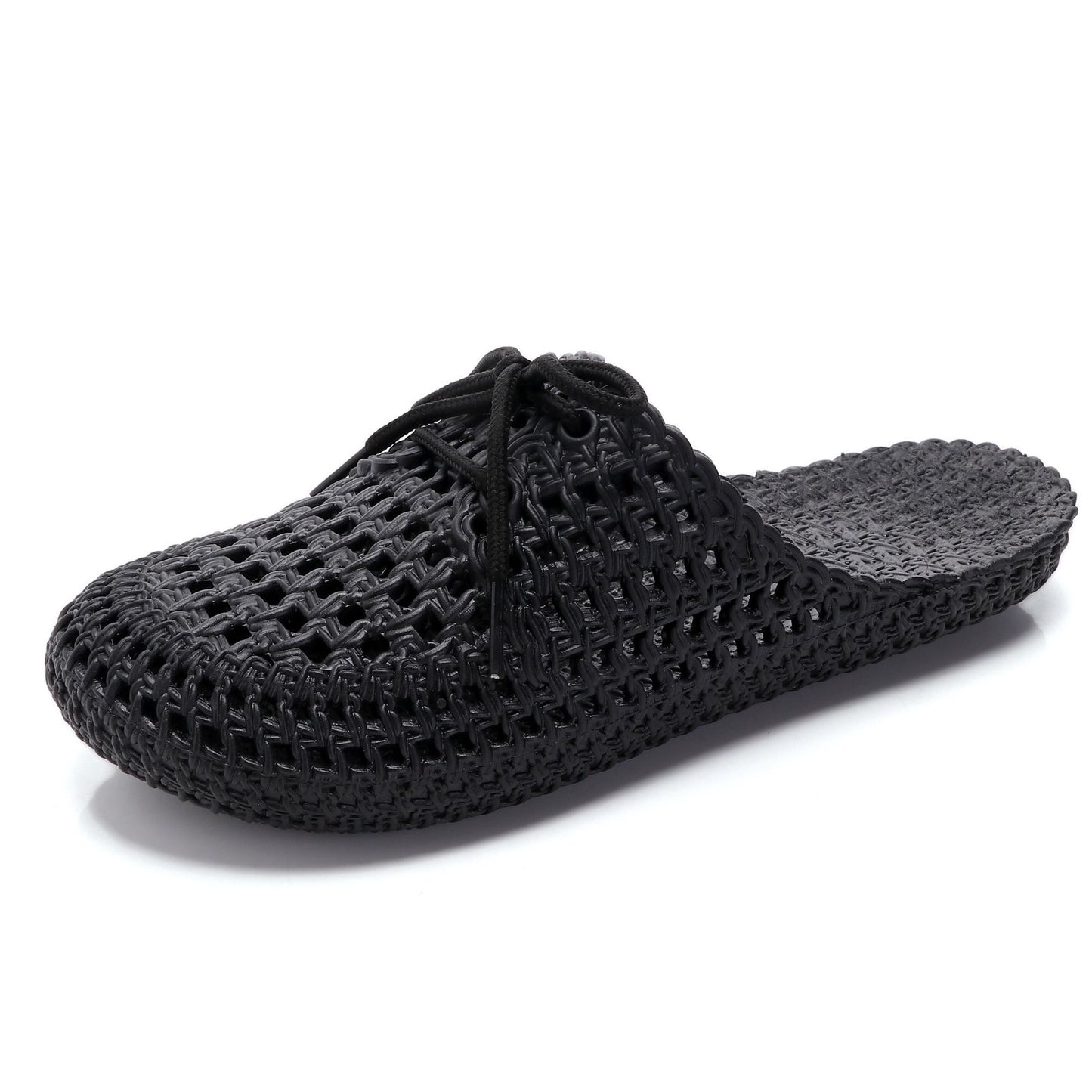 Summer Wear Student Fashion Korean Style Lace Slippers Hole Shoes Cool Breathable Women Wear Baotou Casual Slippers Women