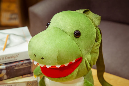 Tyrannosaurus Triceratops Dinosaur Plys Rygsæk Spædbarn Børns Rygsæk