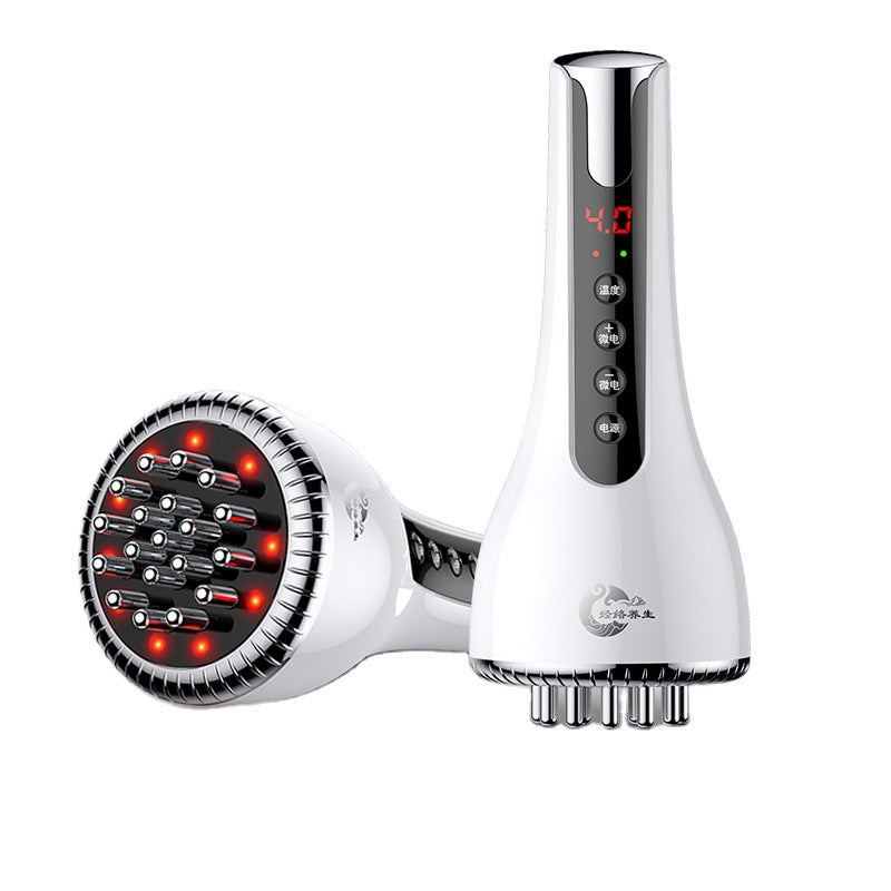 Electric Meridian Brush Scraping Instrument Tendons And Collateral Dredging Instrument Household Kneading Abdomen Massage Brush