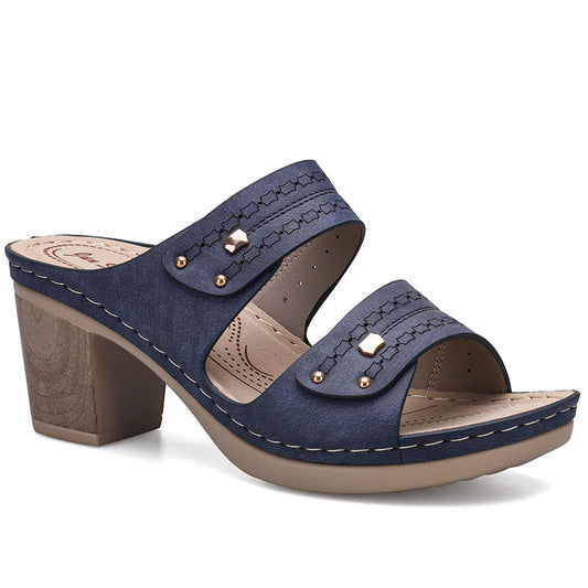 Women's Fashion Casual Comfortable Thick Heel Sandals