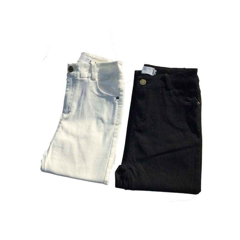 Women'S Leggings Wear Cropped Trousers Outside
