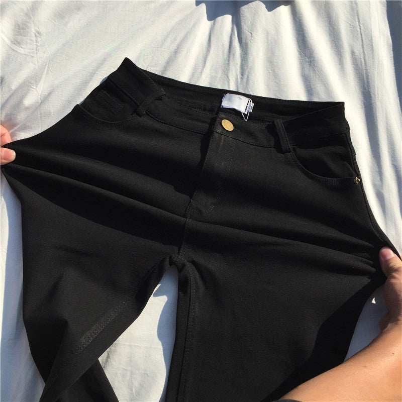 Women'S Leggings Wear Cropped Trousers Outside