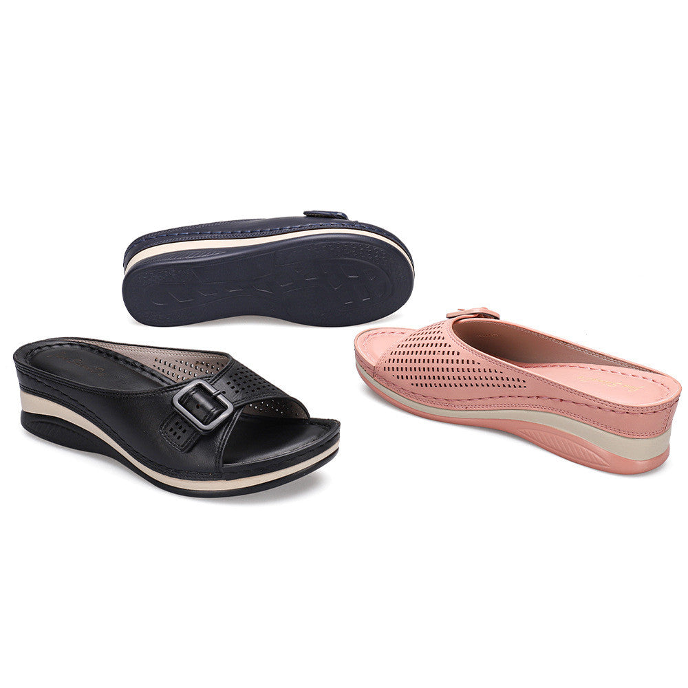 New Bohemian Platform Fashion Slippers Women Plus Size Sandals