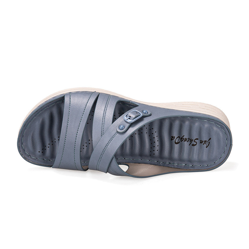 New Thick Soled Comfortable Large Size Slippers Women Sandals