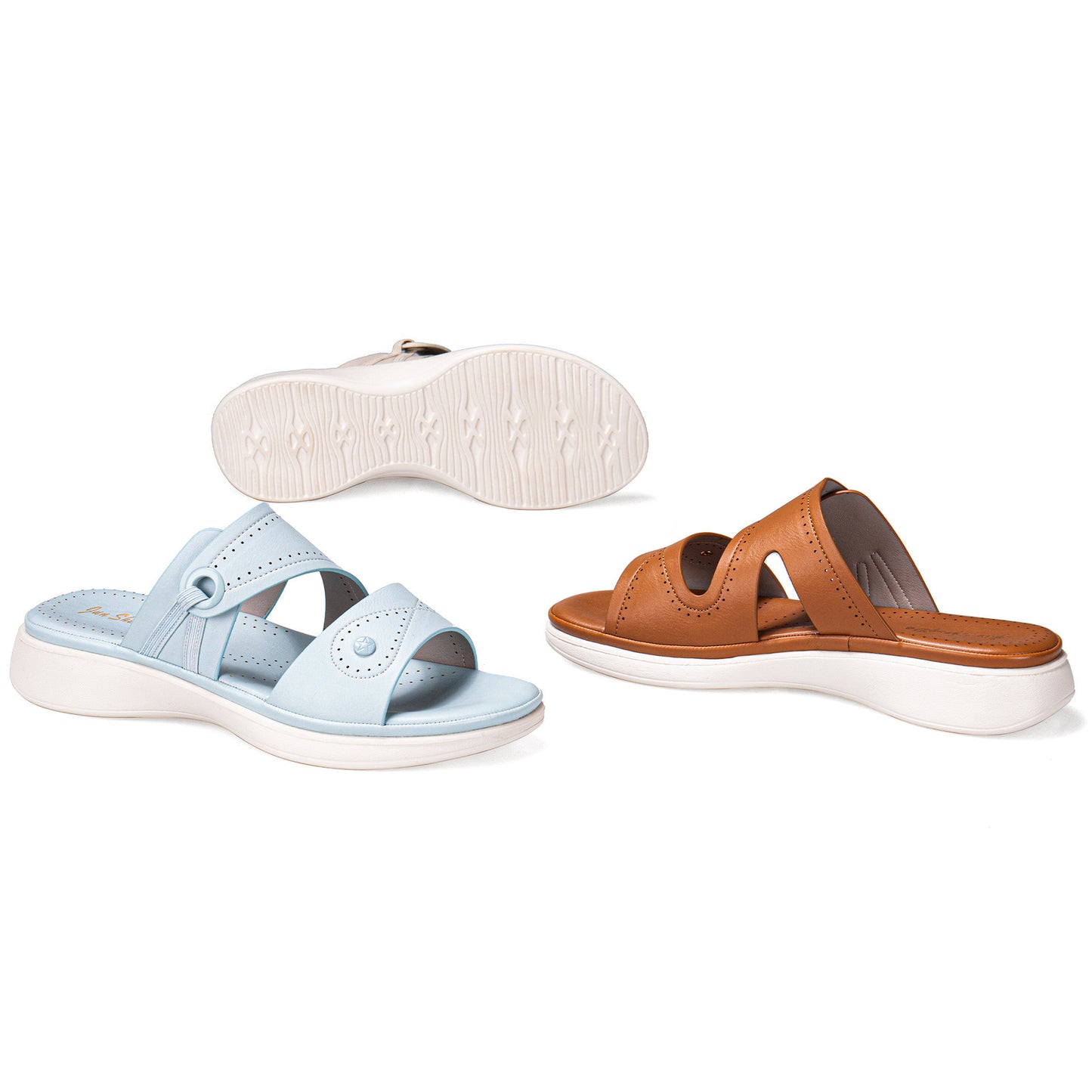 Bohemian Md Wedge With Thick Bottom Half Drag Sandals Women Fashion Slippers Women