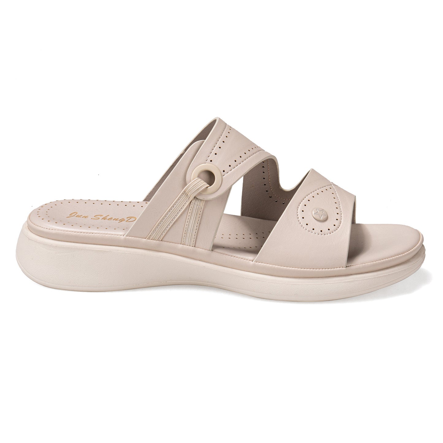 Bohemian Md Wedge With Thick Bottom Half Drag Sandals Women Fashion Slippers Women