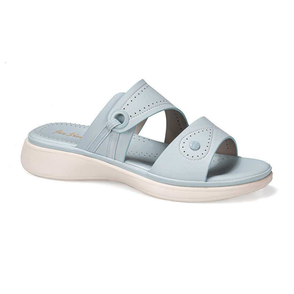 Bohemian Md Wedge With Thick Bottom Half Drag Sandals Women Fashion Slippers Women