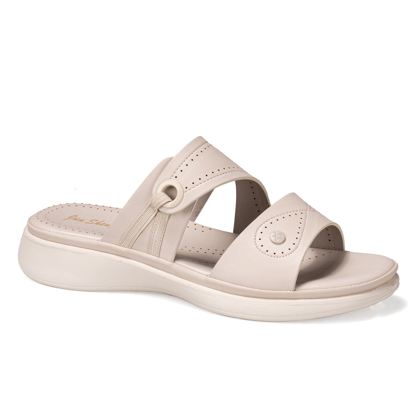 Bohemian Md Wedge With Thick Bottom Half Drag Sandals Women Fashion Slippers Women