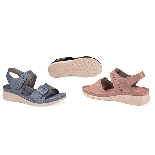 European Beauty Sandals Wedge Heel Plus Size Slippers