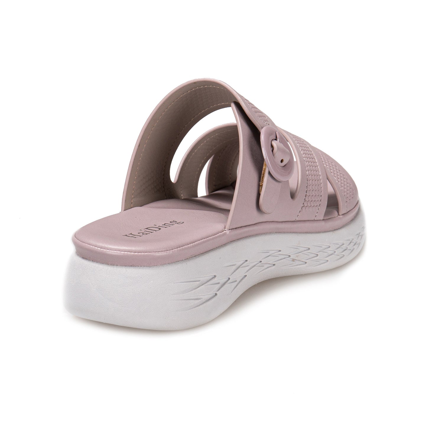 Sandals Female Vacation Beach Metal Buckle Massage Sponge Slippers