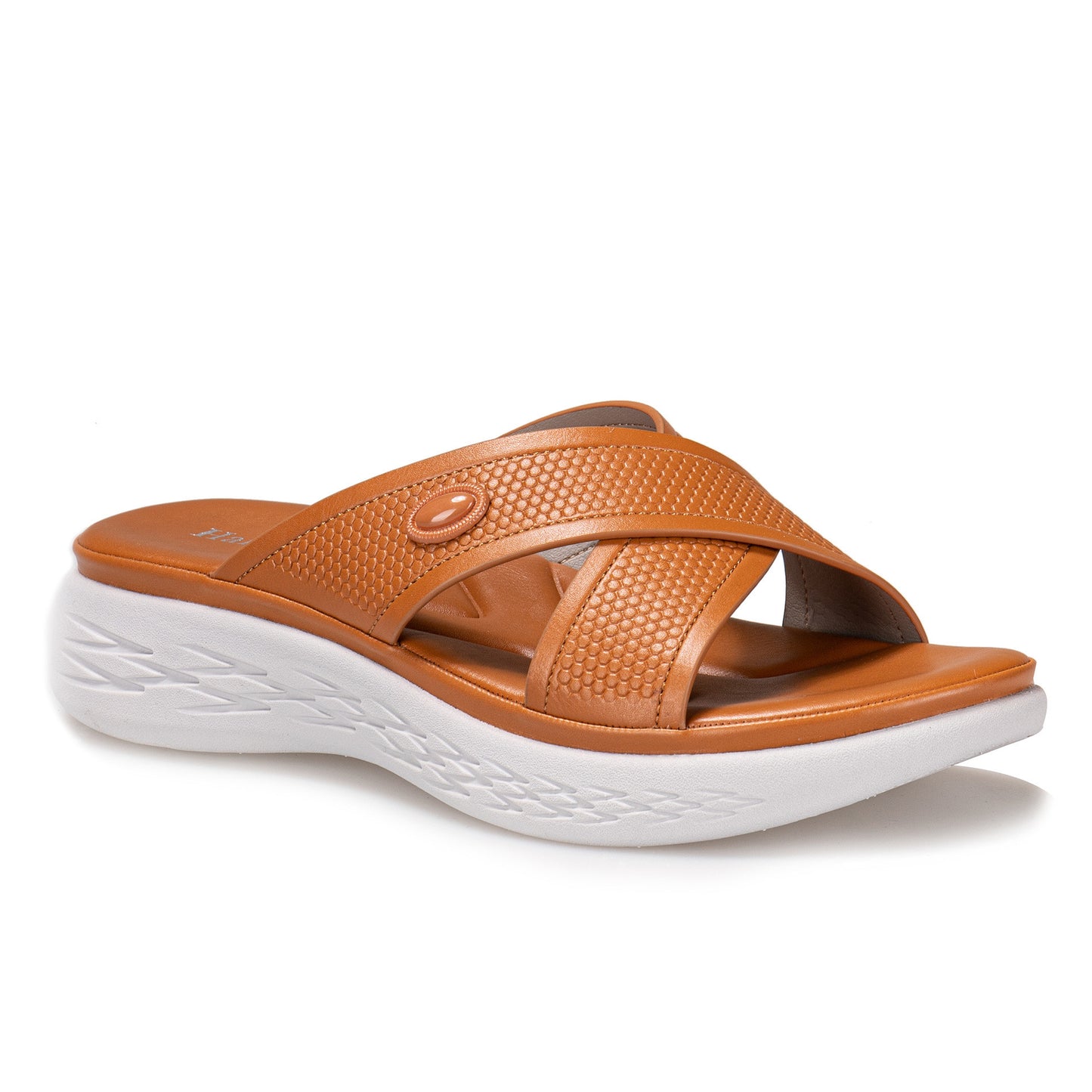 Spring And Autumn Beach Shoes Solid Color Slope Heel Slippers