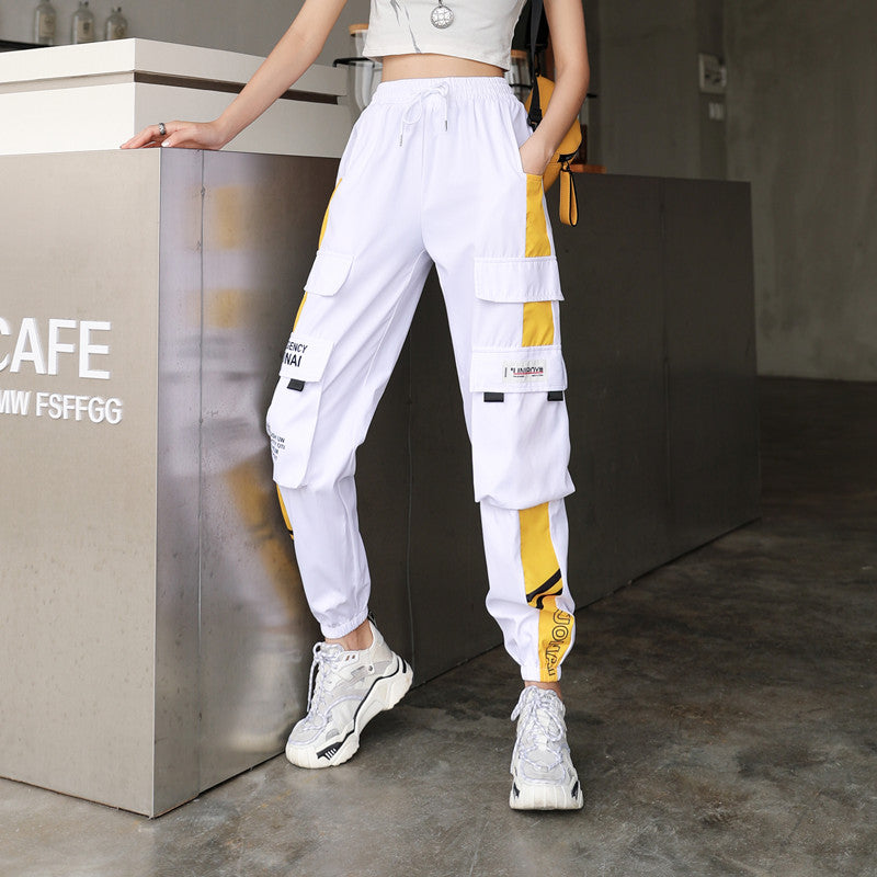 Loose Straight Leg Step Dance Street Hip-Hop Trousers