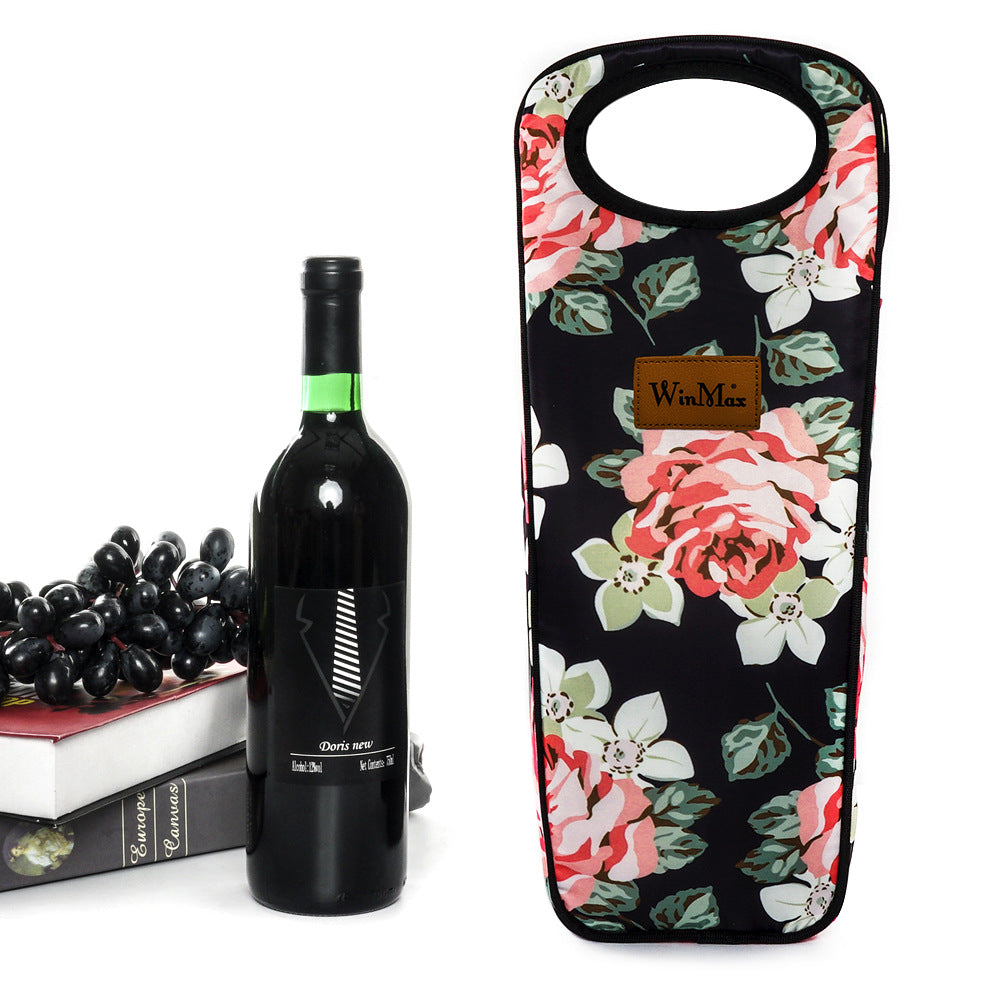 Fashionable And Convenient Red Wine Bag, Bottled Insulation Bag, Portable Storage Bag