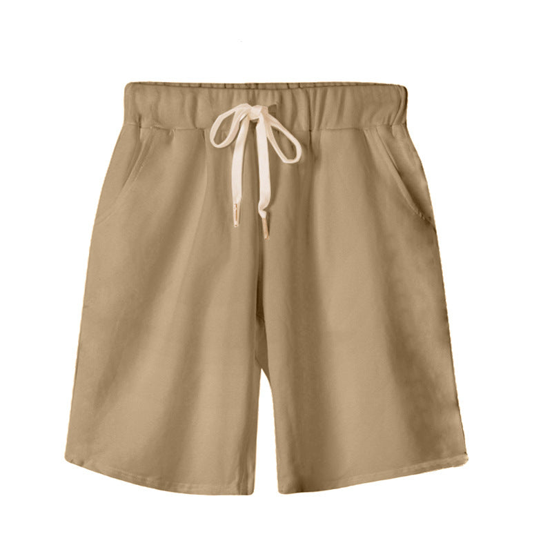 Shorts Women'S Summer High Waist Thin Five-Point Pants Plus Size Loose Sports Casual Pants