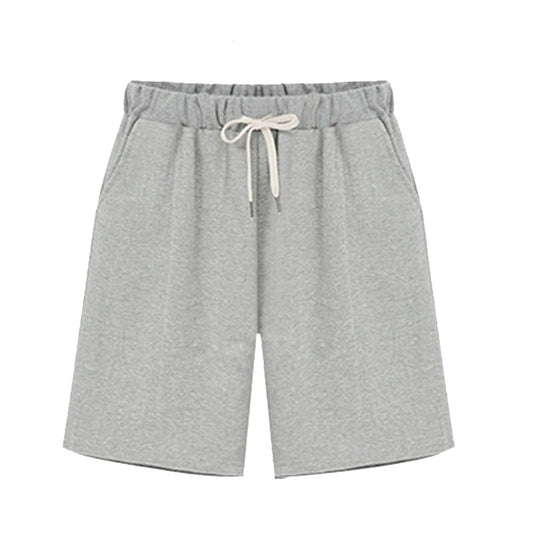 Shorts Women'S Summer High Waist Thin Five-Point Pants Plus Size Loose Sports Casual Pants