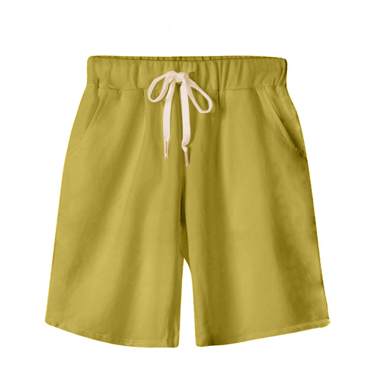 Shorts Women'S Summer High Waist Thin Five-Point Pants Plus Size Loose Sports Casual Pants