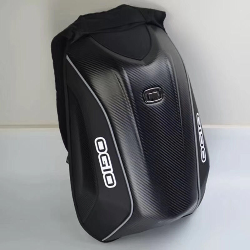 Motorcyclist Motorcycle Brigade Carbon Fiber Pattern Motorcycle Riding Shoulder Travel Helmet Full Face Helmet Bag Hydraulic Shell Backpack Male