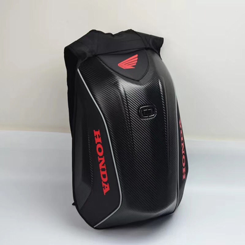 Motorcyclist Motorcycle Brigade Carbon Fiber Pattern Motorcycle Riding Shoulder Travel Helmet Full Face Helmet Bag Hydraulic Shell Backpack Male