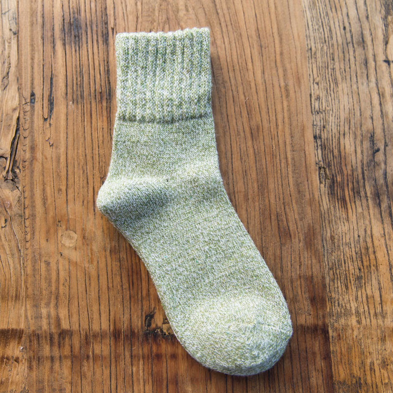 Women Socks Winter Thermal   5 Pairs  Thick Socks Cotton Breathable Female Solid Casual 3d Ladies Casual Home Socks