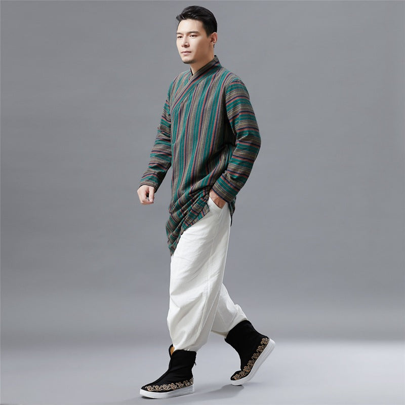 Cotton And Linen Men'S Clothing